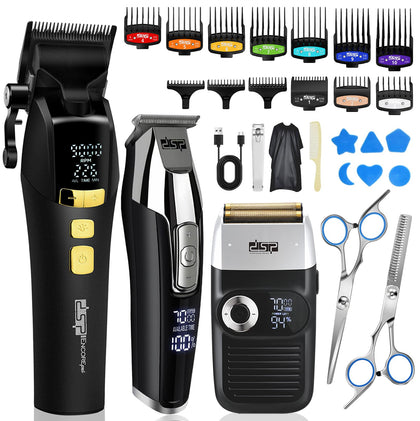 DSP 3-in-1 Hair Clipper Trimmer Shaver Kit front view
