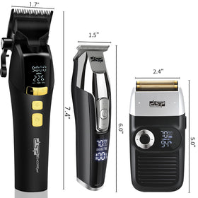 DSP Hair Clipper and Trimmer set with accessories