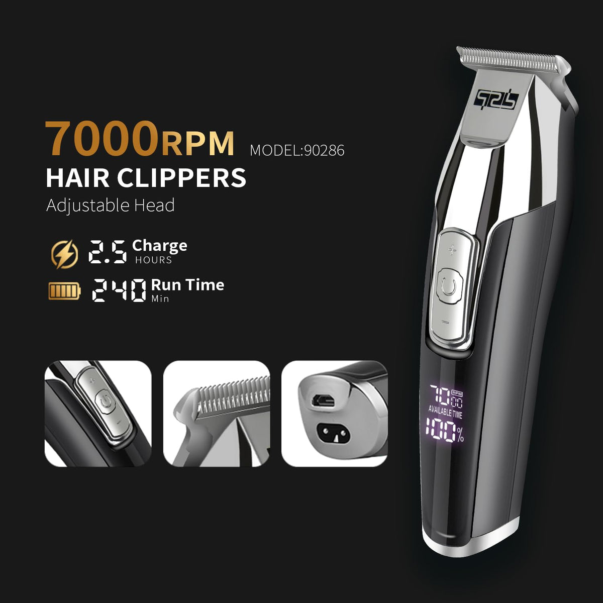 DSP Hair Clipper Kit with Apron and Scissors