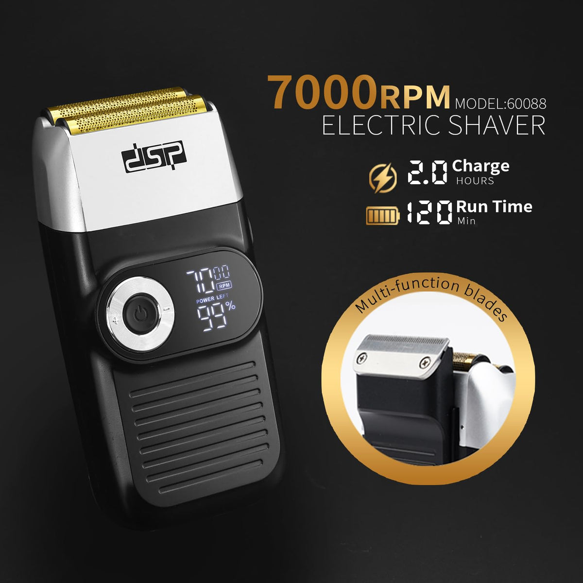 DSP rechargeable Hair Shaver for men