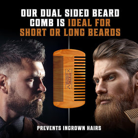 Dual action pear wood comb from Viking Revolution