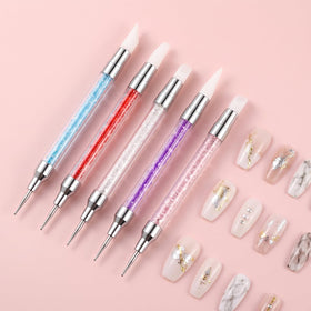 Dual end silicone nail dotting sculpture pen from GASRONS