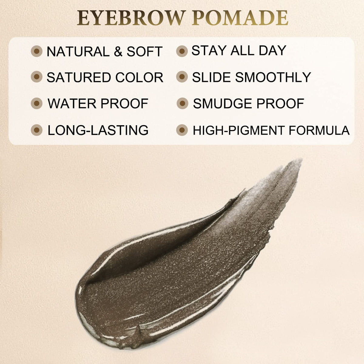 Dual-ended eyebrow brush included in the kit