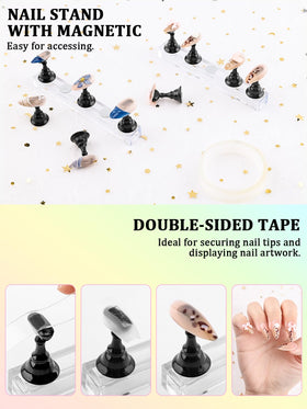 Dual-ended silicone embossing pen from YOOVR nail art tools