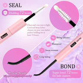 Dual head eyelash and eyebrow brush from YIDUO