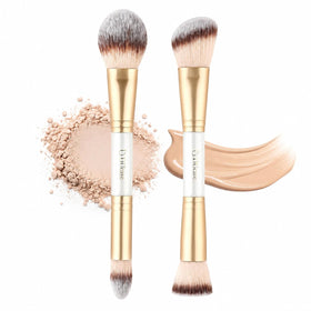 DUcare Duo End Foundation and Contour Brush Set front view
