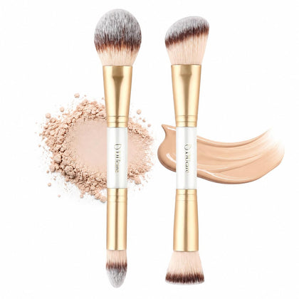DUcare Duo End Foundation and Contour Brush Set front view