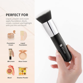 DUcare Kabuki Foundation Brush in packaging with brush box