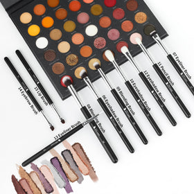 DUcare makeup brushes with a focus on the durable handles