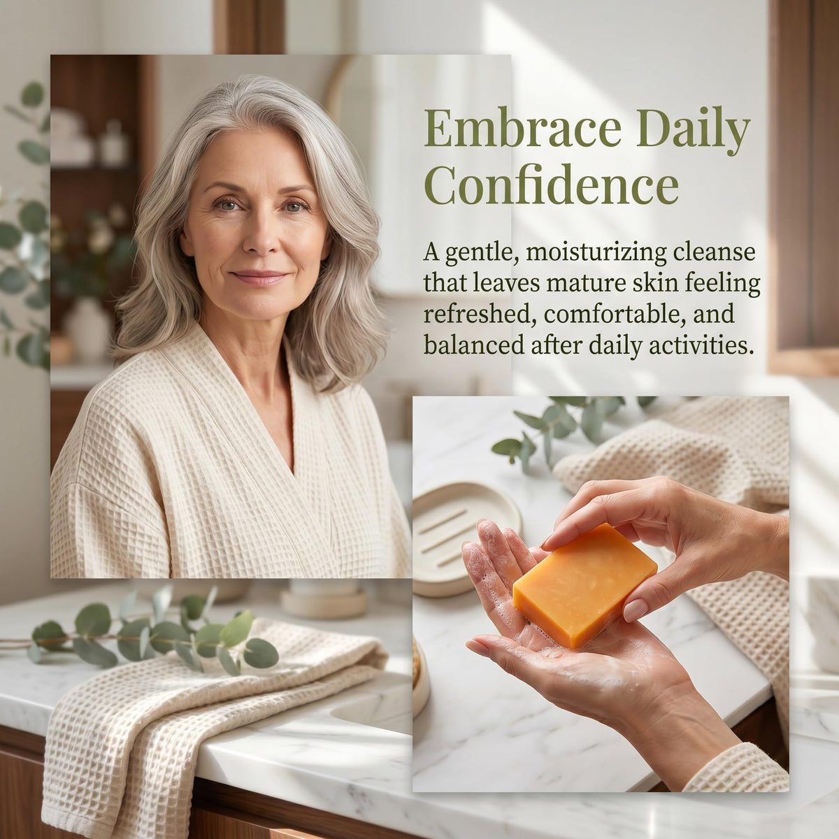 Duielly Persimmon Soap Bar side view