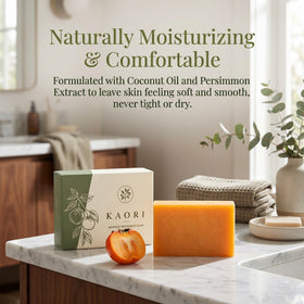 Duielly Persimmon Soap Bar with natural ingredients