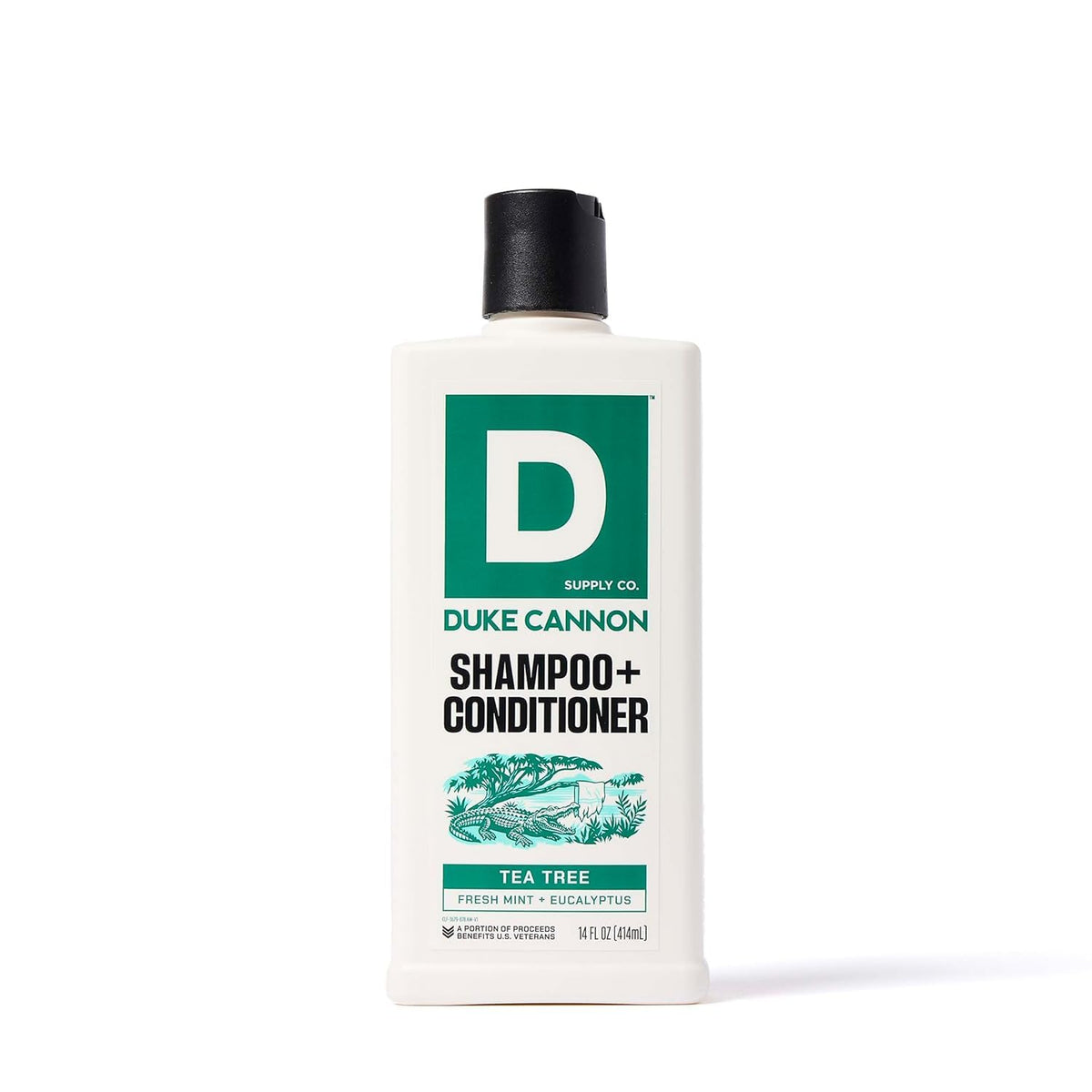 Duke Cannon 2-in-1 Shampoo and Conditioner front view 14 fl oz