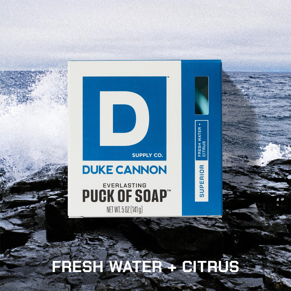 Duke Cannon Bar Soap Puck 5oz packaging