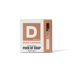 Duke Cannon Bar Soap Puck Buck Moon close-up