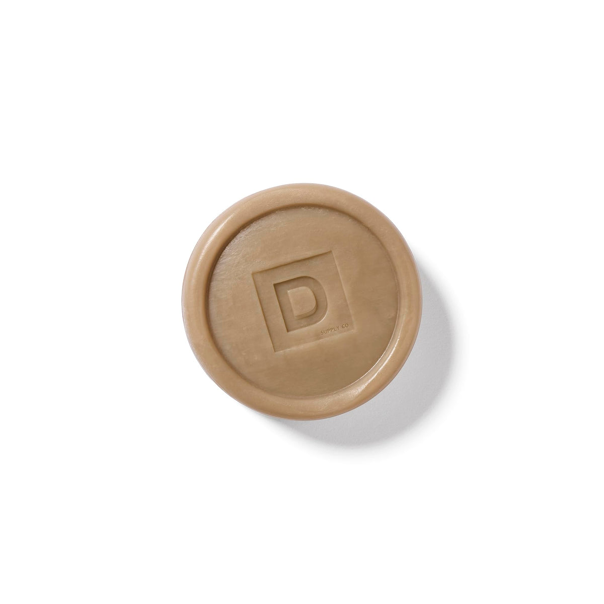 Duke Cannon Bar Soap Puck Buck Moon in a bathroom setting