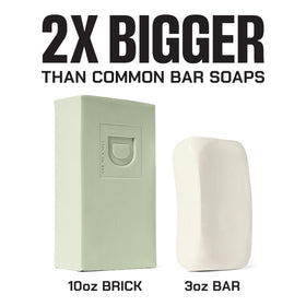 Duke Cannon Big Brick of Soap 6-Pack in a rustic setting