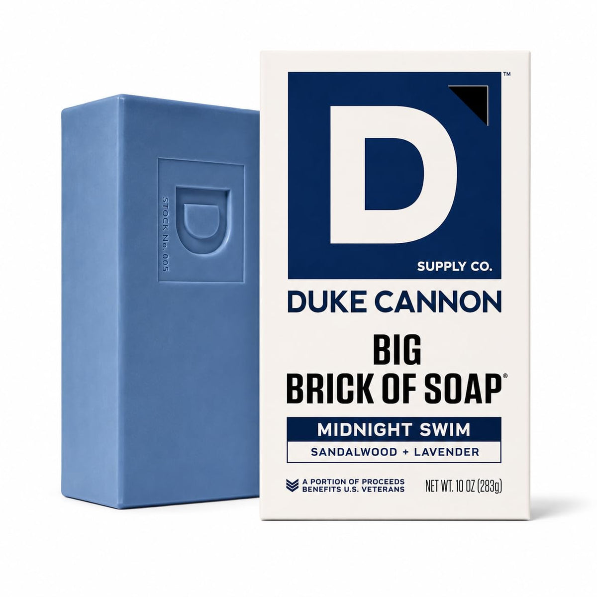 Duke Cannon Big Brick of Soap close-up showing texture