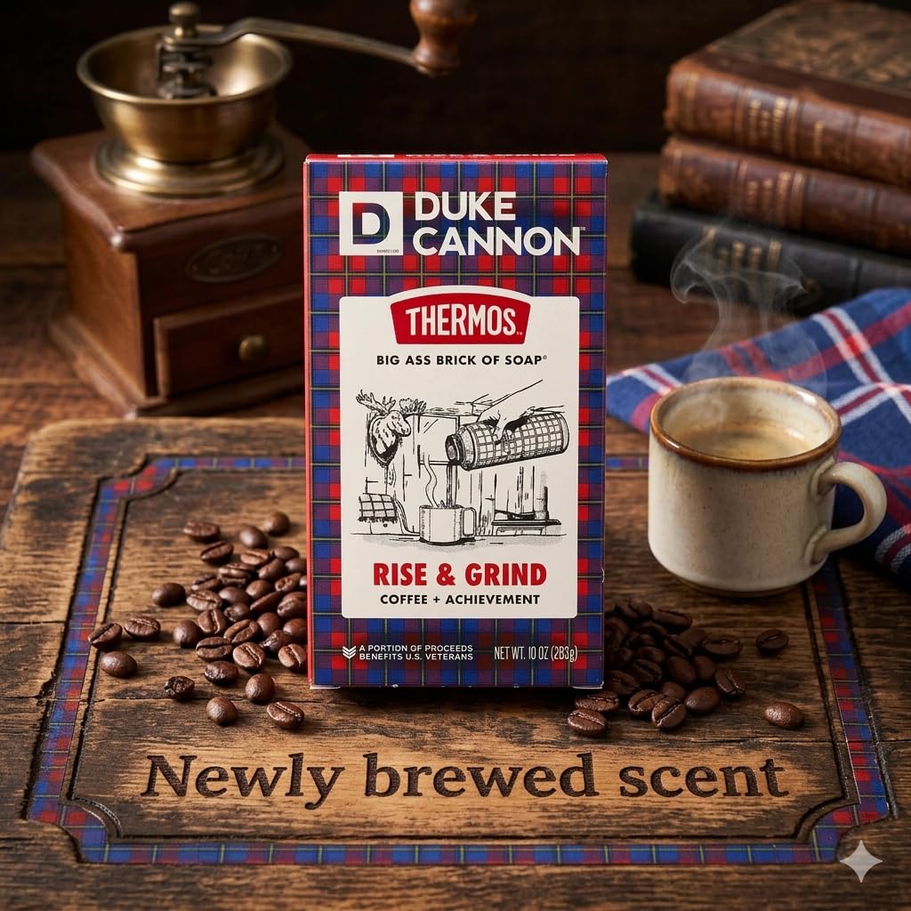 Duke Cannon Big Brick of Soap with grooming products