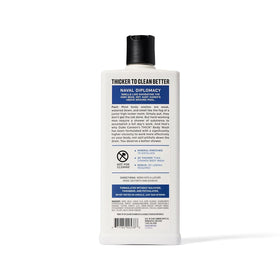 Duke Cannon body wash packaging and dimensions