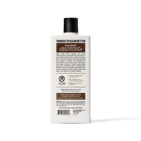 Duke Cannon body wash with mahogany and vanilla scent description