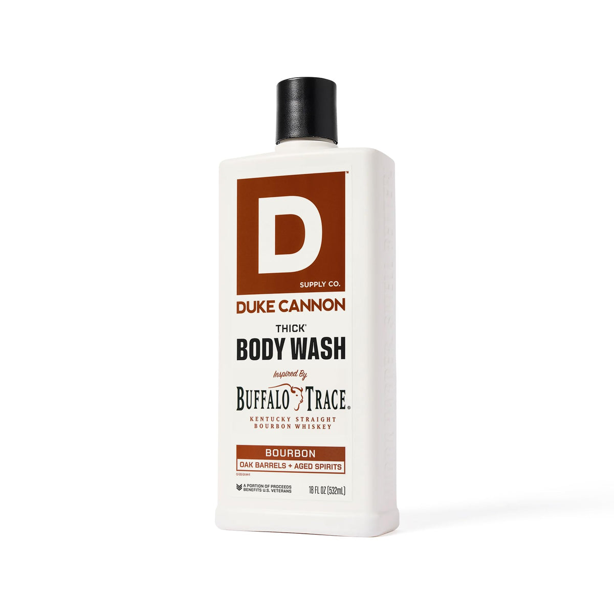 Duke Cannon Bourbon THICK Body Wash 18oz with natural minerals