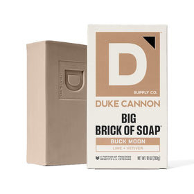 Duke Cannon Extra Large Bar Soap Buck Moon 10 oz size comparison