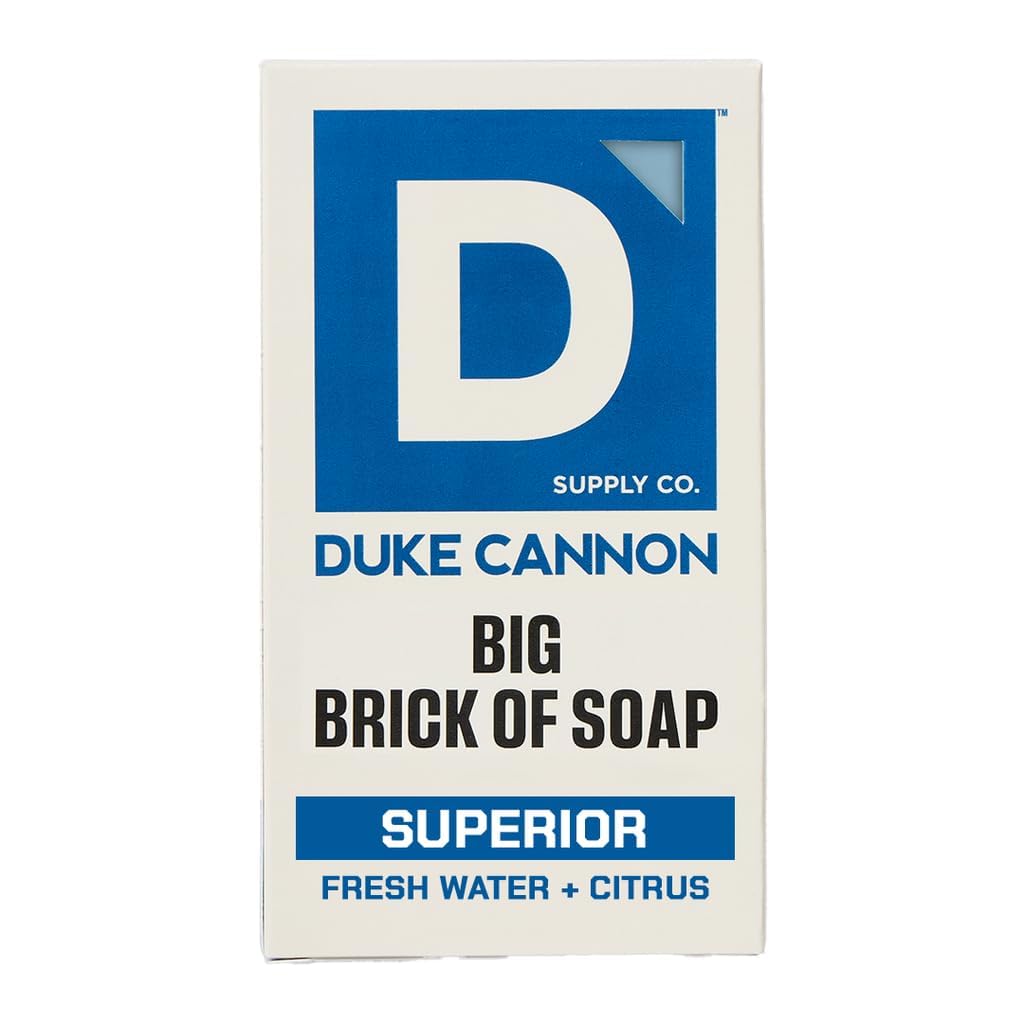 Duke Cannon Extra Large Bar Soap Bundle front view with Fresh Water + Citrus scent