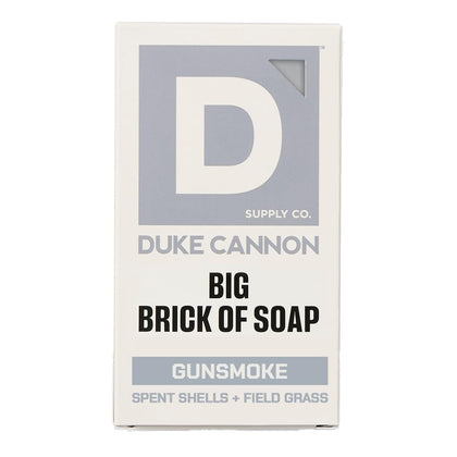 Duke Cannon Extra Large Bar Soap front view with Gun Smoke scent