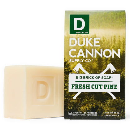Duke Cannon Great American Frontier Big Brick of Soap front view