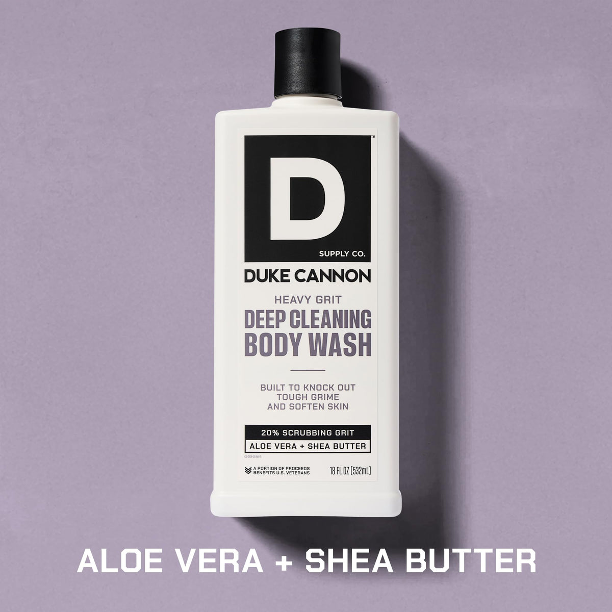 Duke Cannon Heavy Grit Body Wash 18oz back view