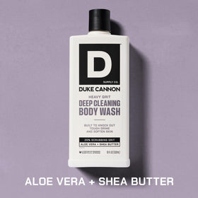 Duke Cannon Heavy Grit Body Wash 18oz back view
