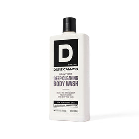 Duke Cannon Heavy Grit Body Wash 18oz with aloe vera