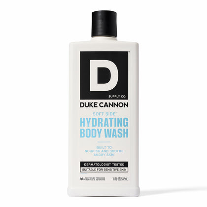 Duke Cannon Hydrating Body Wash 18oz front view