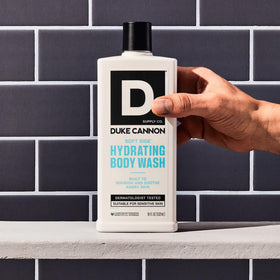 Duke Cannon Hydrating Body Wash 18oz side view