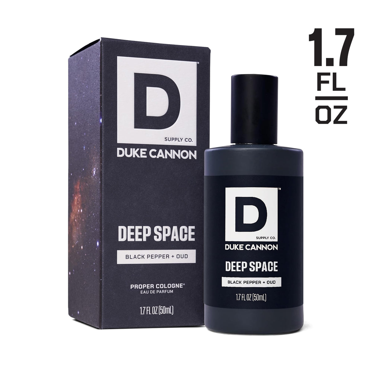 Duke Cannon Proper Cologne Deep Space lifestyle shot