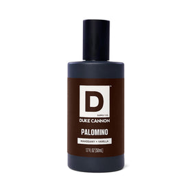 Duke Cannon Proper Cologne Palomino bottle back view