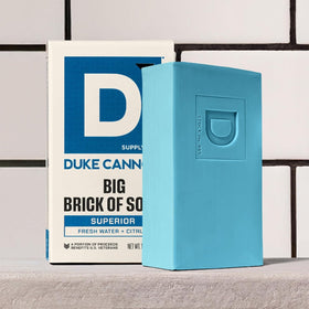 Duke Cannon soap bar with citrus fruits