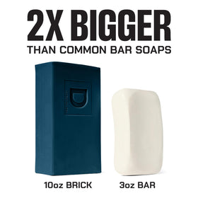Duke Cannon soap bar with natural oils and plant-based ingredients