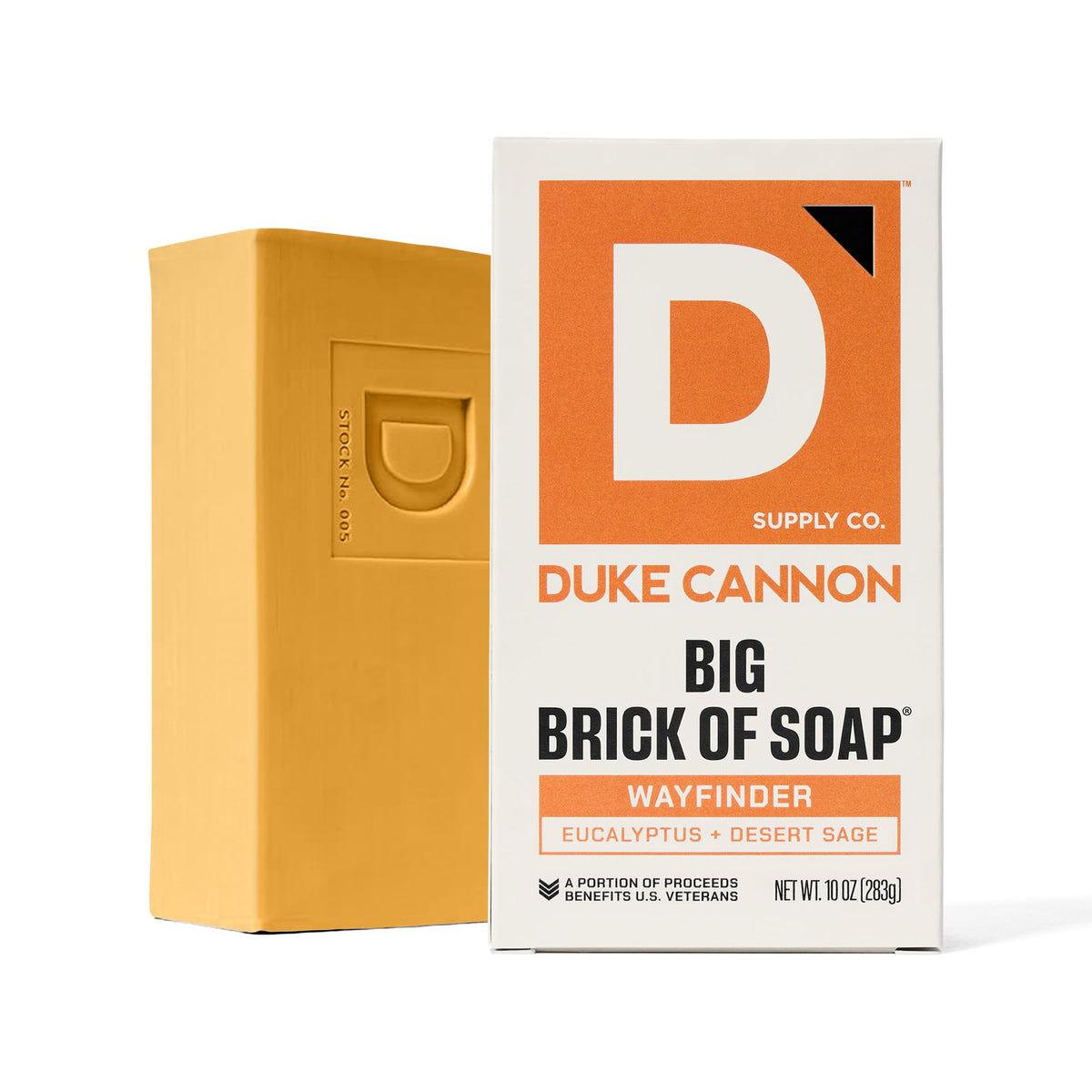 Duke Cannon Supply Co. Wayfinder soap in use