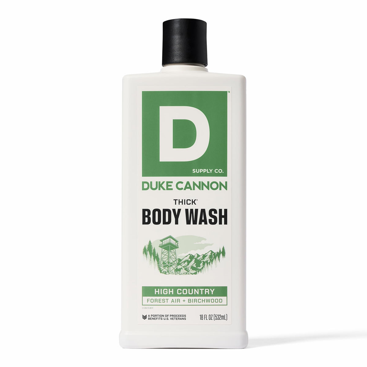 Duke Cannon THICK Body Wash 18oz front view with label