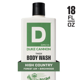 Duke Cannon THICK Body Wash 18oz with a towel and soap