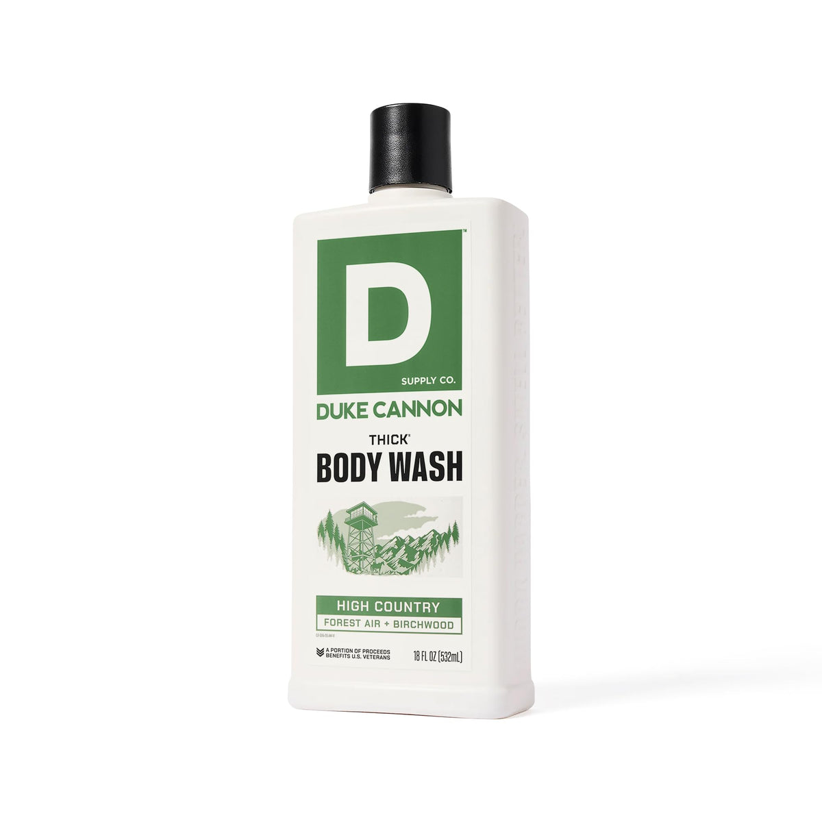 Duke Cannon THICK Body Wash 18oz with mineral ingredients