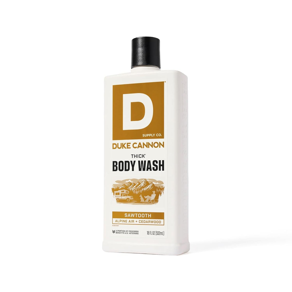Duke Cannon THICK Body Wash 18oz with other grooming products