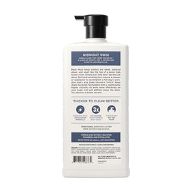 Duke Cannon THICK Body Wash Midnight Swim 30 fl oz back view