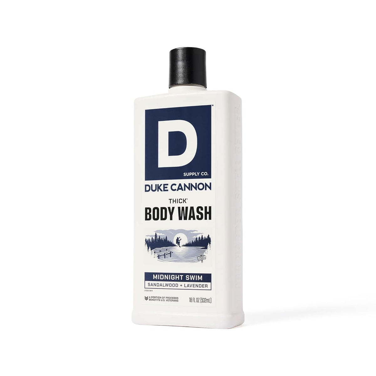 Duke Cannon Thick Body Wash Midnight Swim mineral ingredients