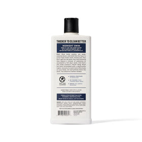 Duke Cannon Thick Body Wash Midnight Swim packaging details