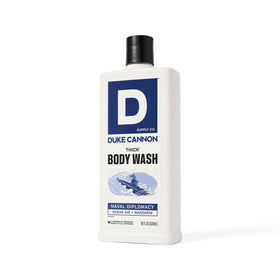 Duke Cannon Thick Body Wash Naval Diplomacy 18 oz lifestyle scene