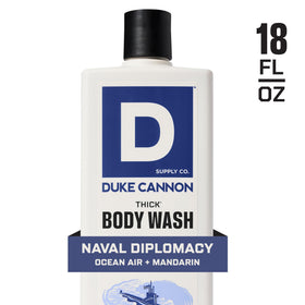 Duke Cannon Thick Body Wash Naval Diplomacy 18 oz packaging