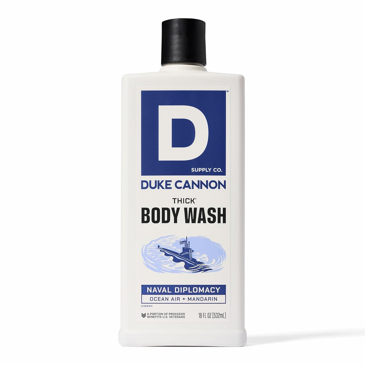 Duke Cannon Thick High Viscosity Body Wash 18 oz front view