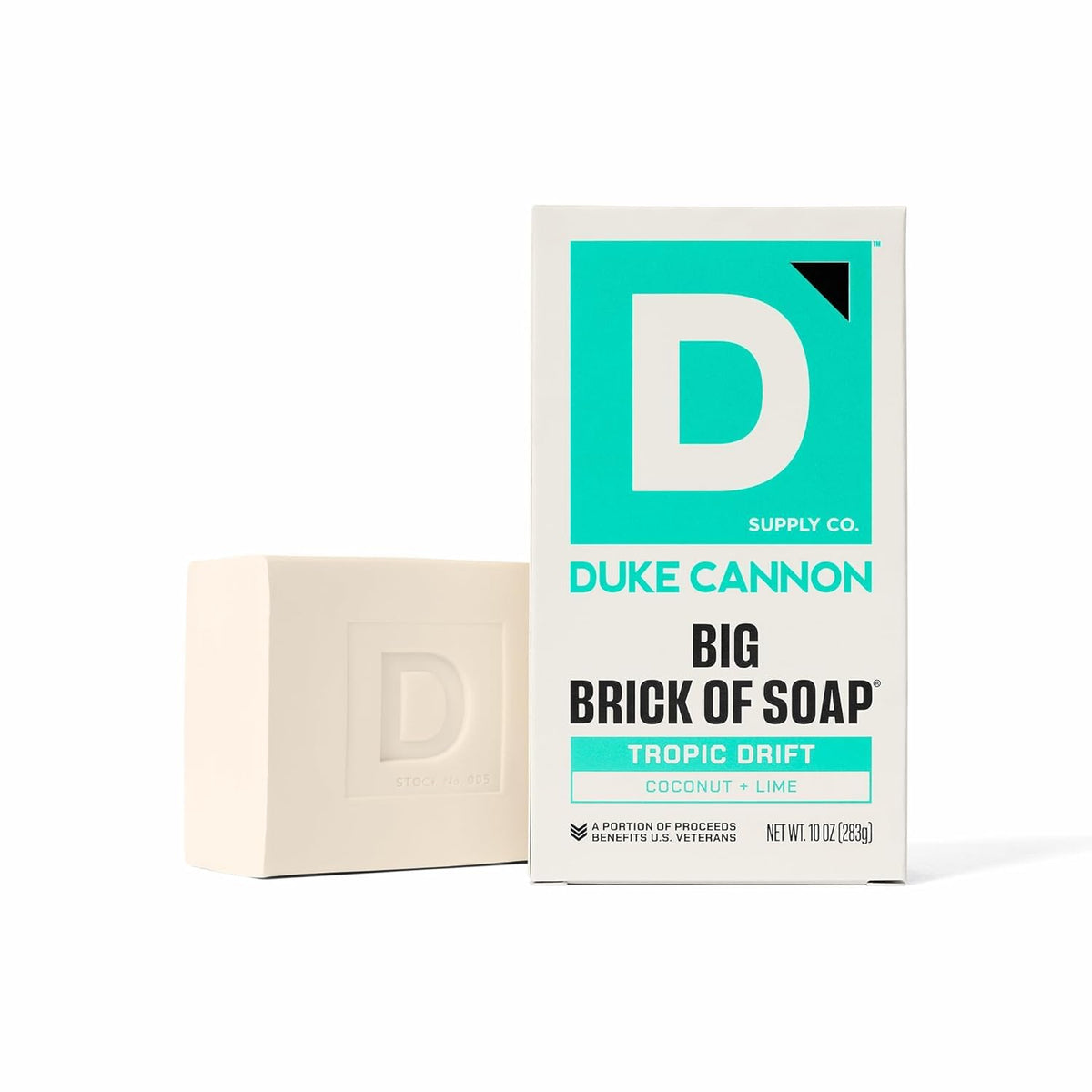 Duke Cannon Tropic Drift Big Brick of Soap front view